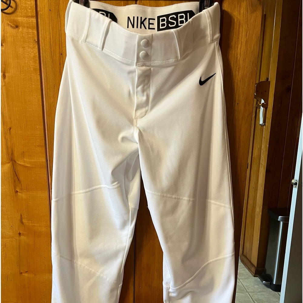 Nike Vapor Pro Baseball Pants Youth Boys XL(18/20) White